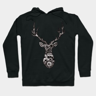 Mandala Stag Silhouette Hoodie